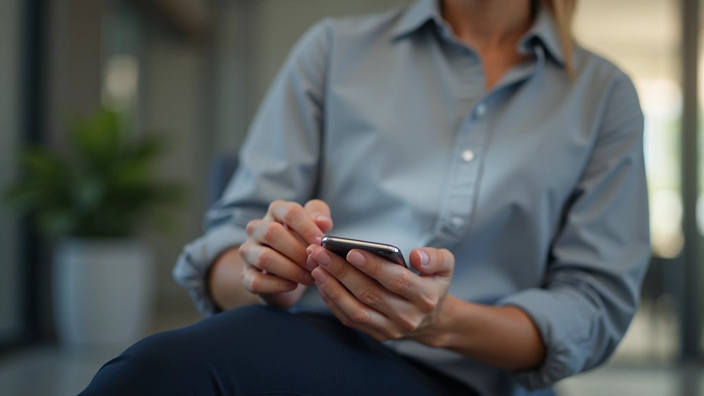 Personne tenant un téléphone intelligent affichant un portefeuille d'investissement diversifié avec plusieurs graphiques