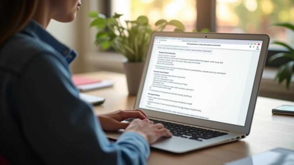 Personne à un clavier vérifiant les conditions des programmes de fidélité en ligne