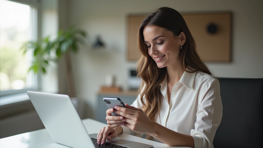 Personne utilisant une application de cashback sur son téléphone